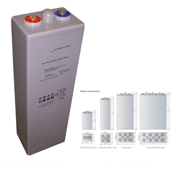 Gfmj 2VDC 200ah Opzv Tubular Positive Free Maintenance Gel Battery