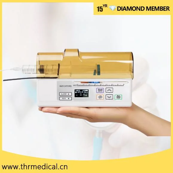 Medical High Quality Portable Single Channel Syringe Pump for Hospital (THR-SP500)