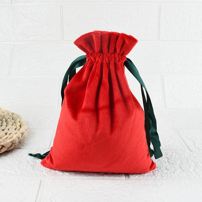 New Year's Blessing Bag, Christmas Flannel Bag, Ping an Fruit Bag, Christmas Gift Bag, Gift Bag, Candy Drawstring Bag