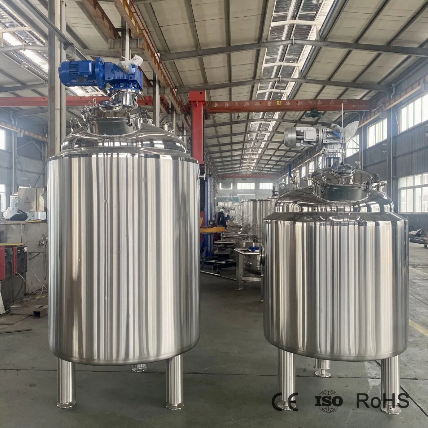 Easy Handle Stainless Steel Mixing Vessel