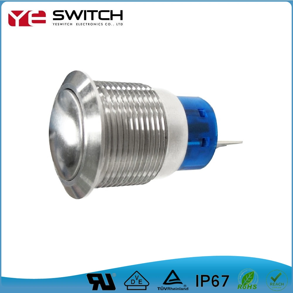 Long Life Waterproof Stainless Steel Power Anti Vandal Push Button Switch