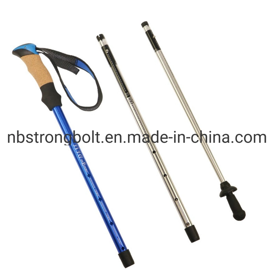 Aluminum Alpenstock Factoty Supports Customization Walking Cane Trekking Pole Manufacturer