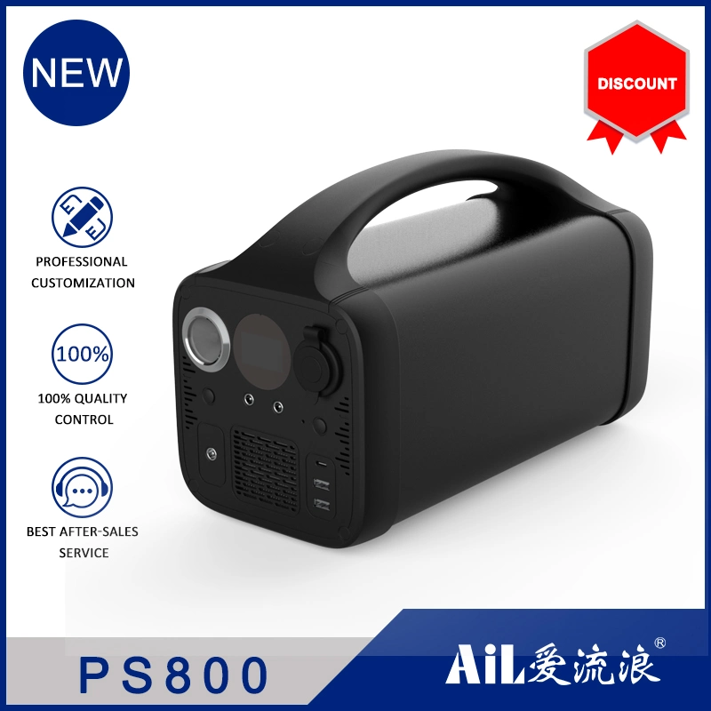 China Factory 800W Portable Lithium Battery Power Station AC/DC/USB Quick Charge 210000mAh Emergency Charger
