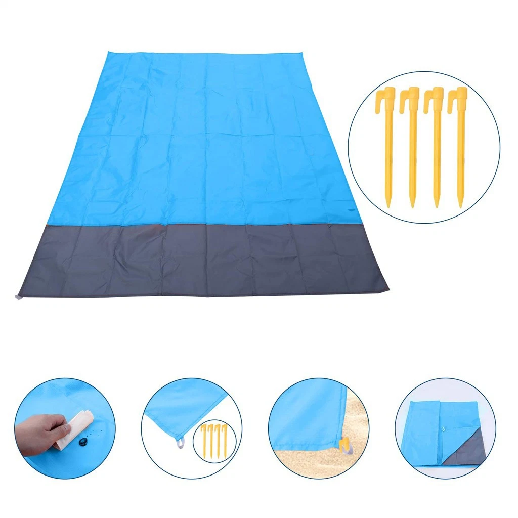 Waterproof Outdoor Large Beach Mat Backrest Foldable Picnic Camping Hiking Beach Mat