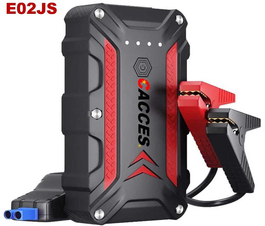 Populares Auto Power Starter,12000mAh Super Bateria de emergência,Booster Salto do contactor multifunção da caixa de partida W/ pinça inteligente duas portas USB,QC3.0 Fast Charge,C Micro