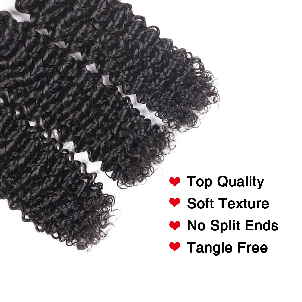 Brasilianische Vingin Human Hair Bundles Kinky Curly Human Hair Weft