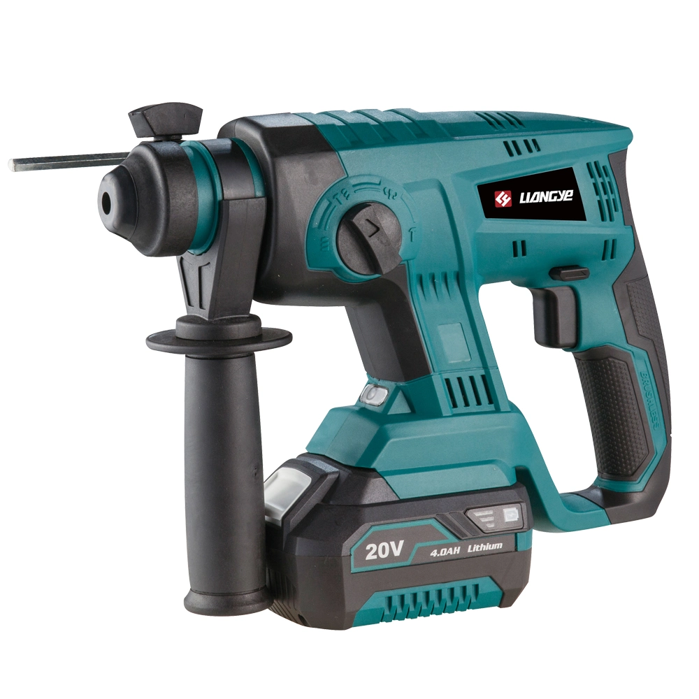 Herramienta eléctrica fábrica Liangye 20V Cordless martillo perforador SDS