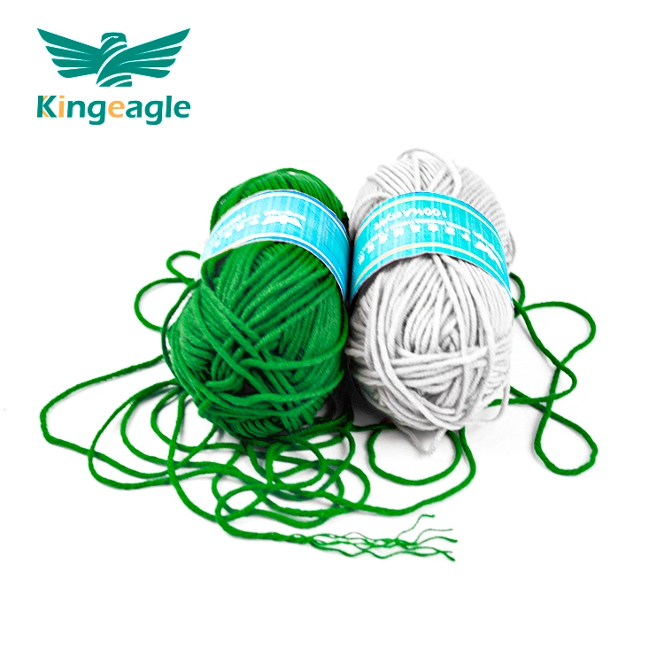 Kingeagle Handknitting Dyed Milk Cotton 100% Acrylic Knitting Ball Yarn Manufacturer