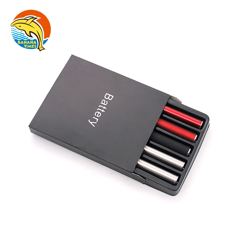 Batterie haute qualité à 510 fils Vape Hash huile épaisse de Rosin Logo personnalisé Port de chargement double USB-C 650 mAh batterie à 510 cartouches Stylo