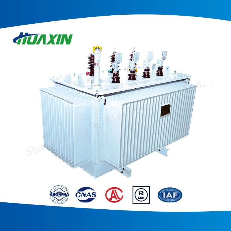 Modelo S(B)13-(M)nivel 10kV 30kVA-2500kVA trifásico de bobinado doble excitación No Low-Loss Oil-Immersed enrollado Plano de distribución de voltaje del núcleo de transformador de potencia