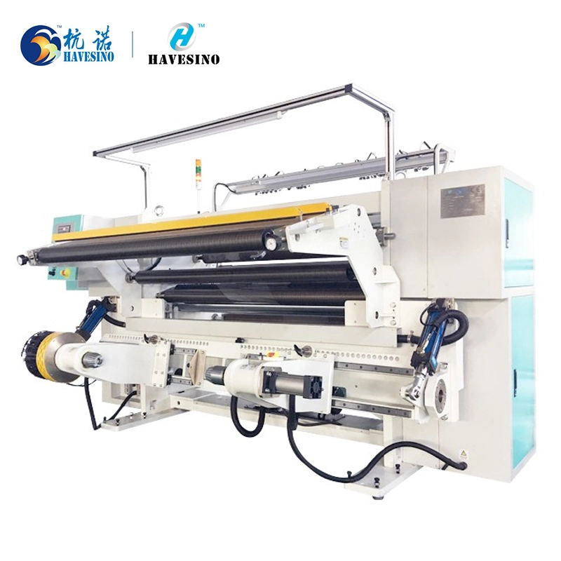 Rouleau Jumbo haute vitesse Automatique Trancheuse rembobineur pour BOPP, Pet, RPC, PVC, PE, film plastique, l'étiquette, papier aluminium, de refendage lamination de rembobinage de la machine