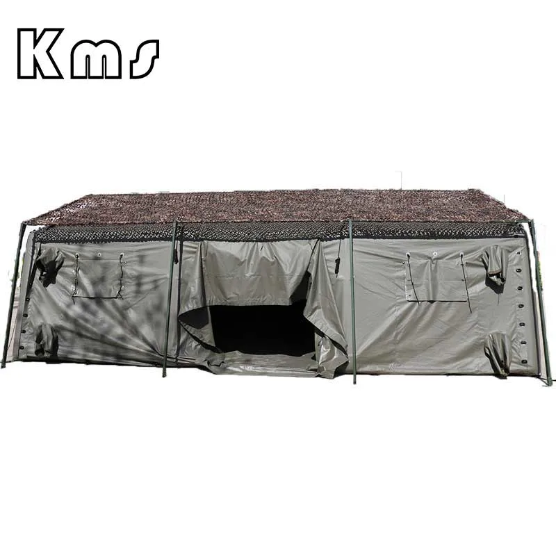 Double Safe Frame Canvas Fabric Winter Military Style Tent Large Camping Military Army Tent
