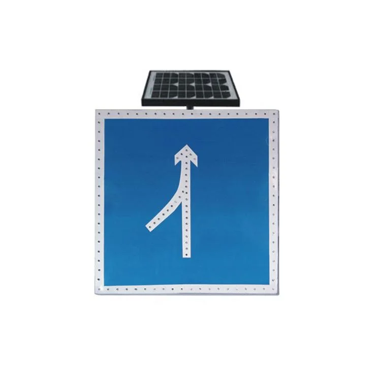 Fábrica da China Solar Aluminium Traffic Sign OEM/ODM Solar LED Traffic Sinal de aviso de segurança na estrada