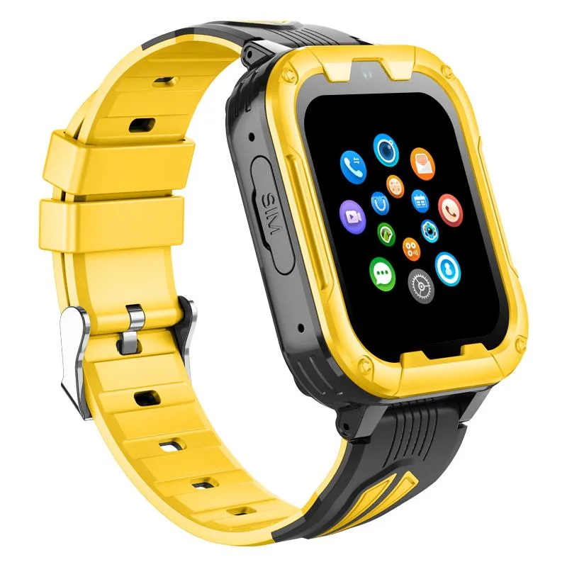 New launched China supplier 4G video call Waterproof Kids safety tracker watch gps clock with listen in feature classroom mode D49U