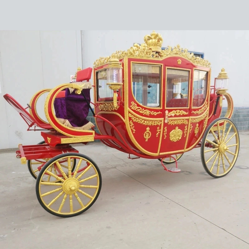 Classical Sightseeing Royal Horse Carriage Luxury Comfortable European Horse Cart