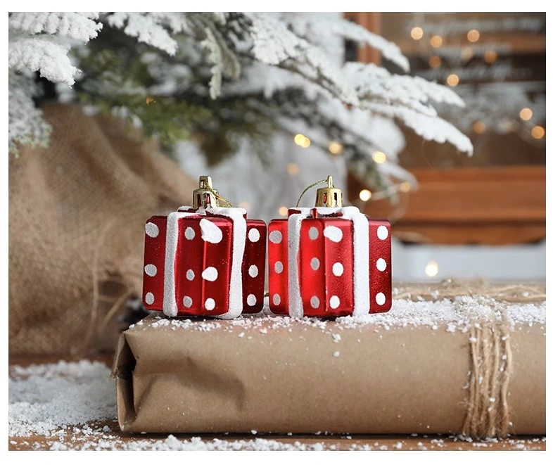 La promoción de la Navidad Santa muñeco de nieve colgando del árbol de la artesanía colgantes para decorar el hogar