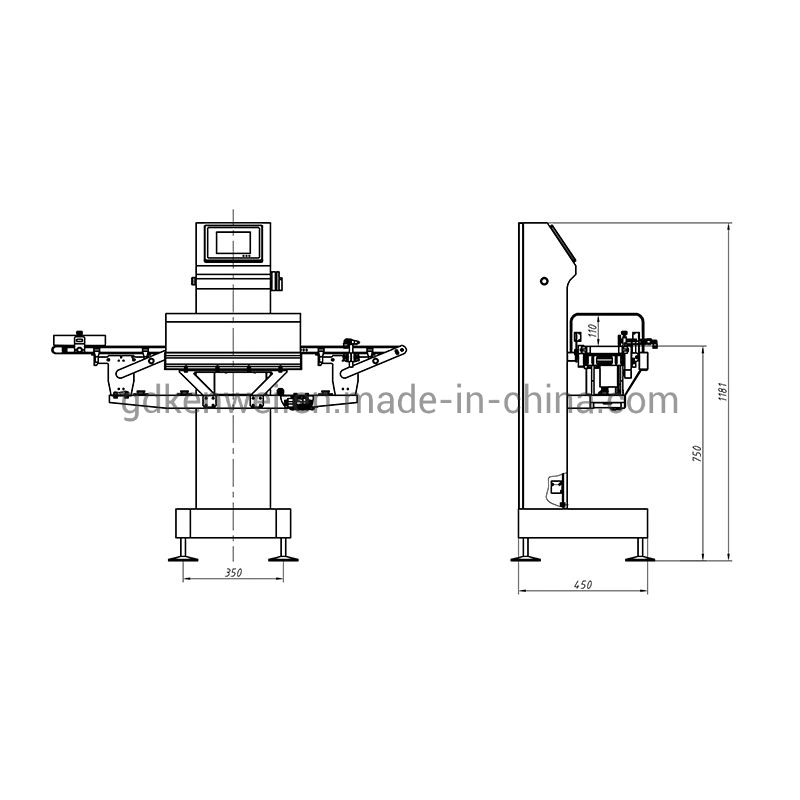 Food Weight Checker Check Weigher for Checking Box with Belt Conveyor Weighing Machine