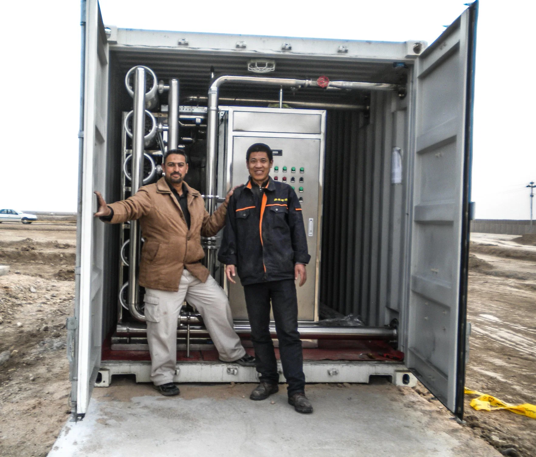 Industrial Agriculture Reverse Osmosis RO System Mobile Water Treatment Plant