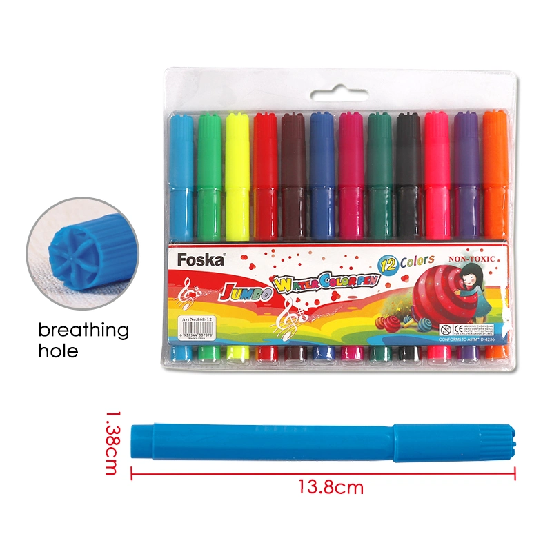 Foska School Student Plastic Jumbo Water Color Pen