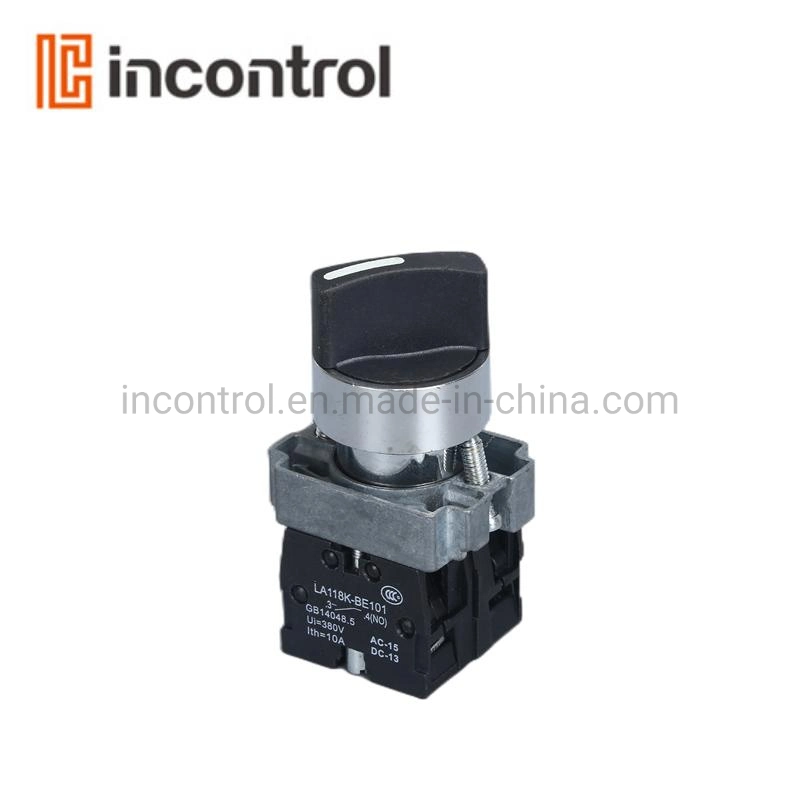 Xb2 Series Black Colour 22mm 2 or 3 Position Optional Short Rotary Button Switch