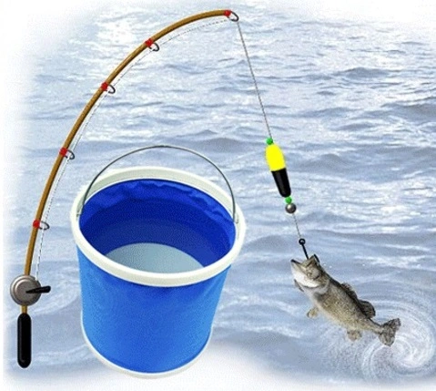 Car Cleaning Fishing Folding Water Pail