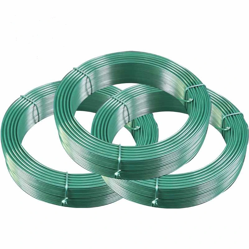 Hot Sale Plastic Coated 0.5~50kg Coil Weight Garden Wire PVC Coated Iron Wire