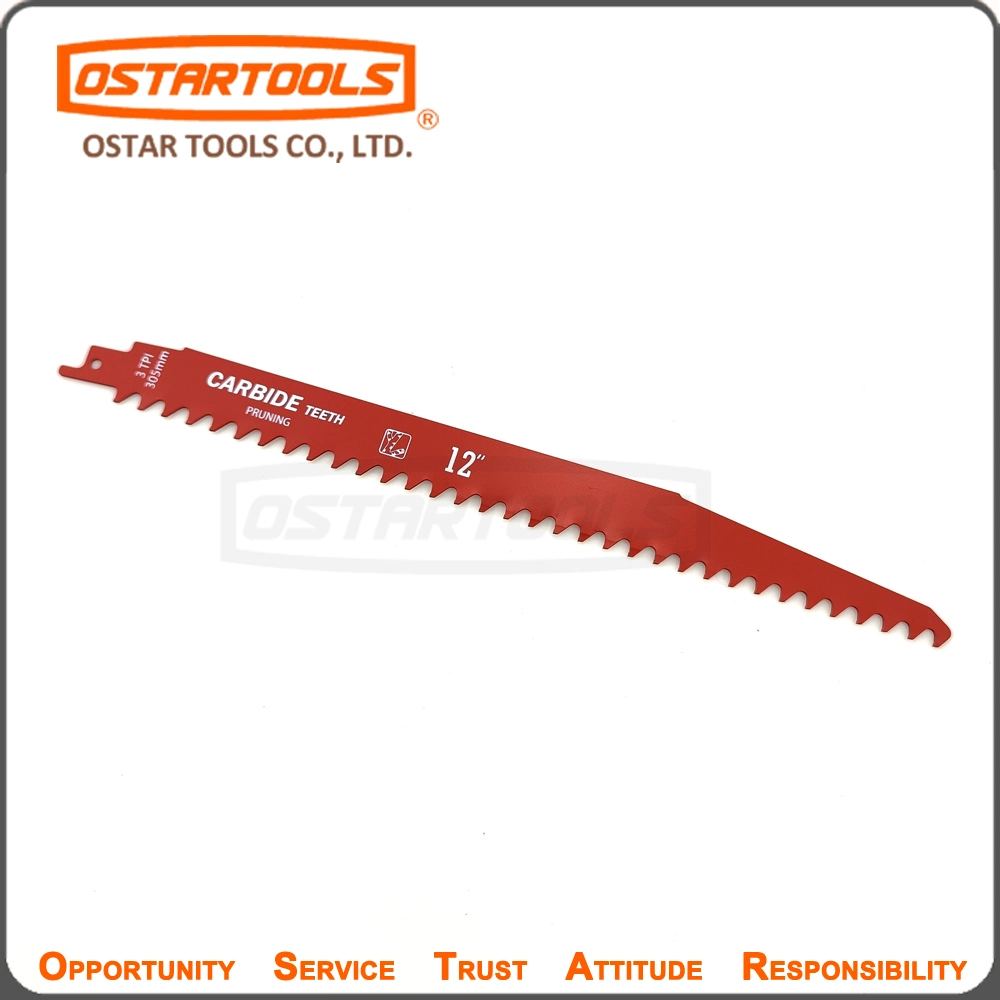 12inch (300mm) X 3tpi Tct Sabre Saw Blades Use for All Woods Drywall and Woodworking.