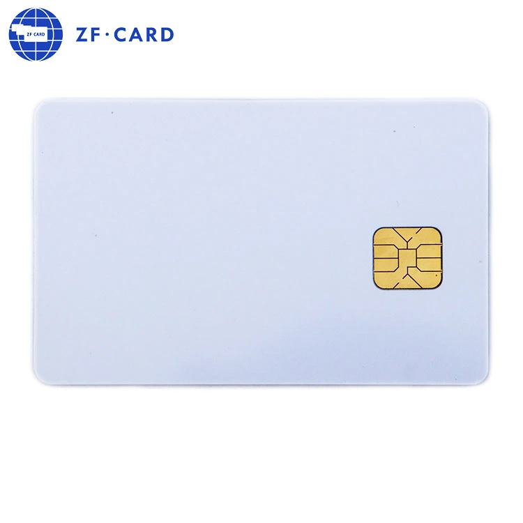 Free Sample Customized Contact IC Card Sle4442/Sle 4428 Smart Card Ribbon/Inkjet PVC Card