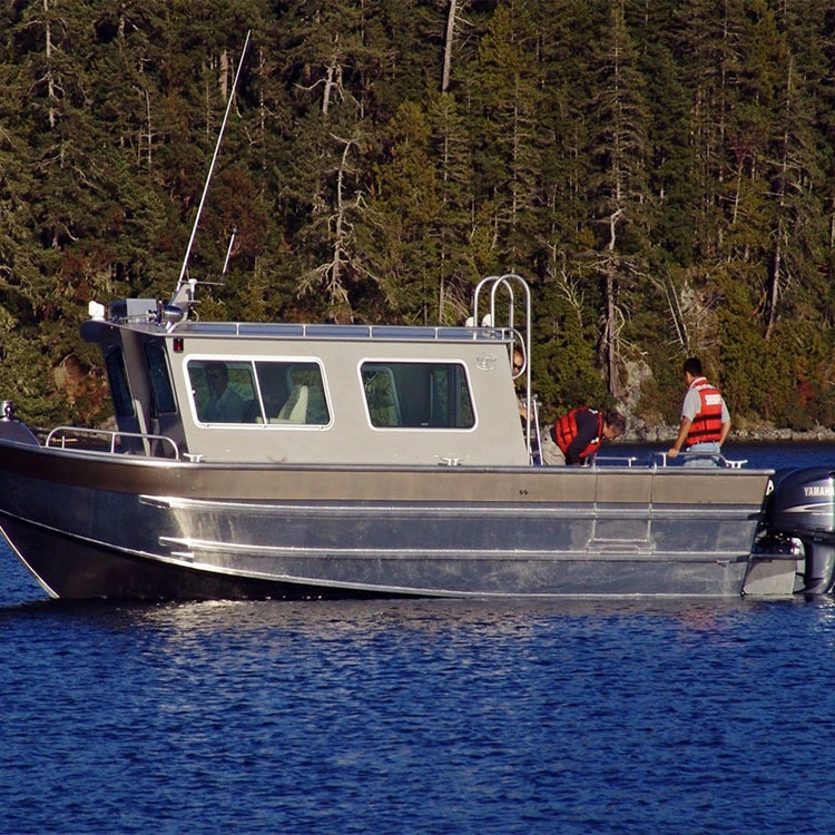 Kinocean 25 pés de água salgada de barcos de pesca Cruzador de cabina