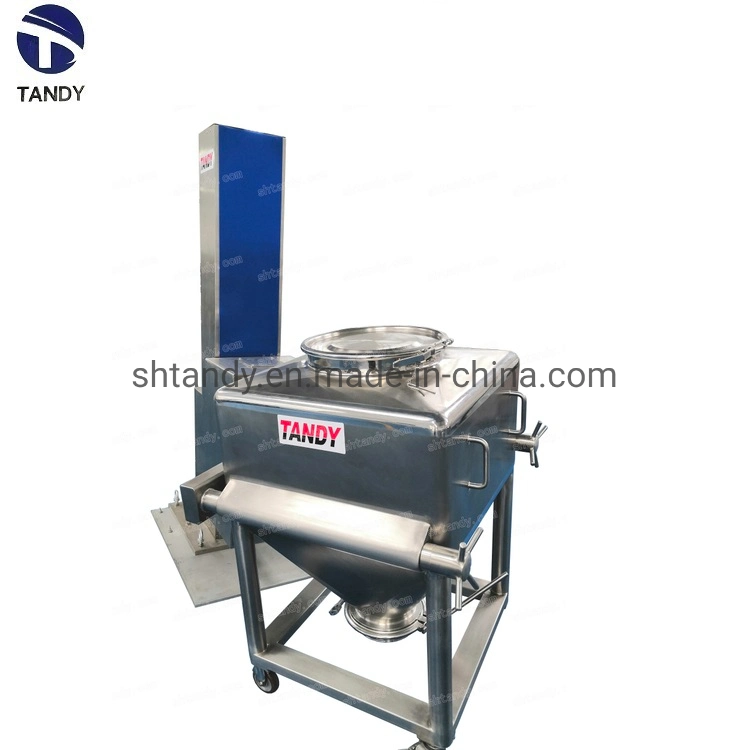 Single Column Post Bin Blender Rotation Hopper Mixer Machine