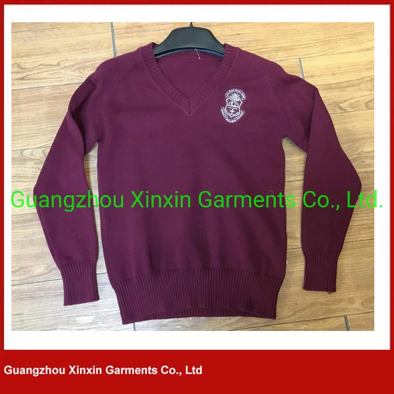 Customized Cheap School Sweater Boys Grils Student Sweater for School Wear (U09)