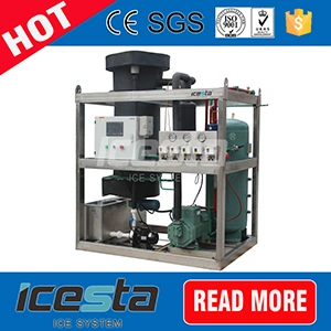 Refrigeration 20t/24hrs Tube Ice Machine Ice Making Factory