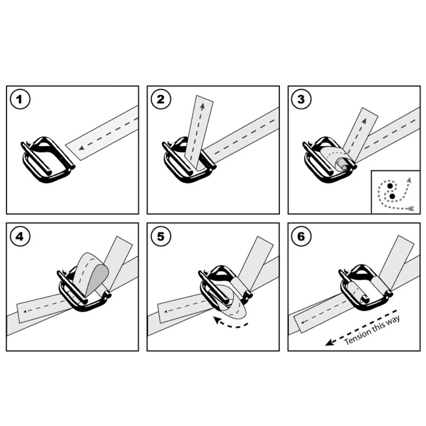 "M"Type High Strength Steel Wire Buckle Fxp-W40