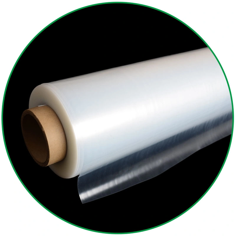 Los gases de 200 micras film plástico película PE resistentes a rayos ultravioleta de la Casa Verde Claro Lámina de plástico