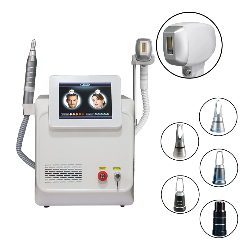 2023 2-in-1 808 Diode Laser Haarentfernung Tattoo Entfernung ND-YAG 808nm Maschine