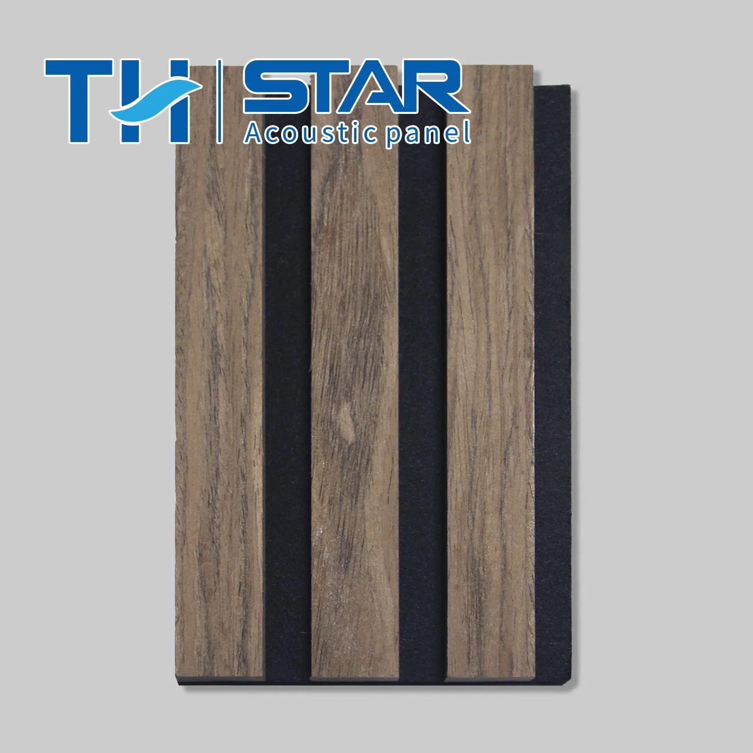 Sound Absorbing Decorative Natural Oak Wood Timber Slat Veneer Wood Slat Pet Backing for Wall and Ceiling