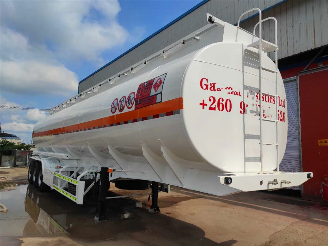 Factory Supply Fuel Tank Gas Station Tri-Axle 40000 Liters Oil Tank for Sale