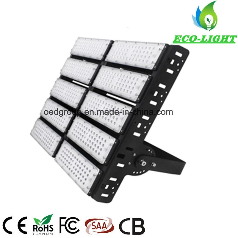 High Temperature Resistant SMD Module Sports Field Lighting 600W LED Flood Light