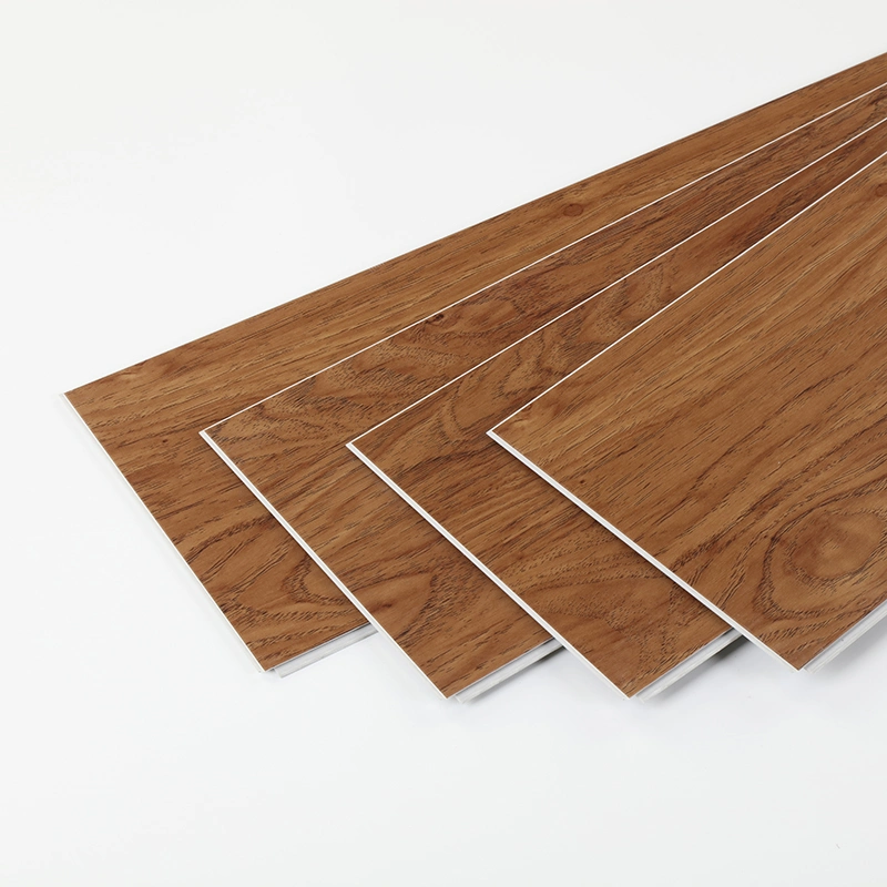 Texture de bois durables Spc Pierre carrelage de sol composite en plastique