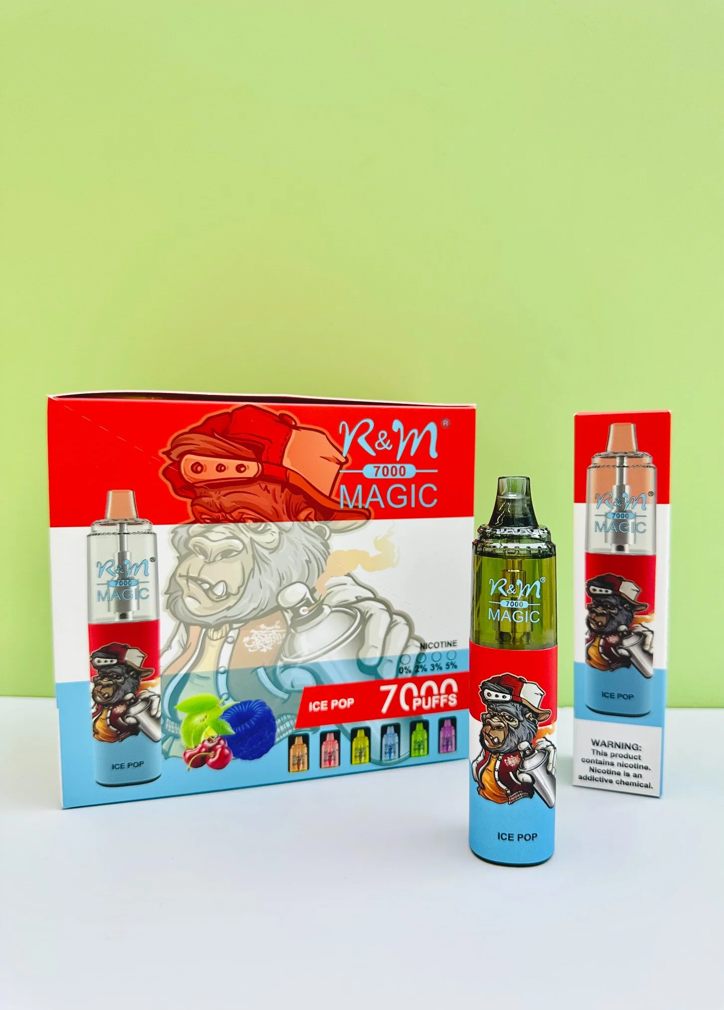 Magic 7K fábrica Atacado descartável e cigarro Randm tornado 7000 Puffs