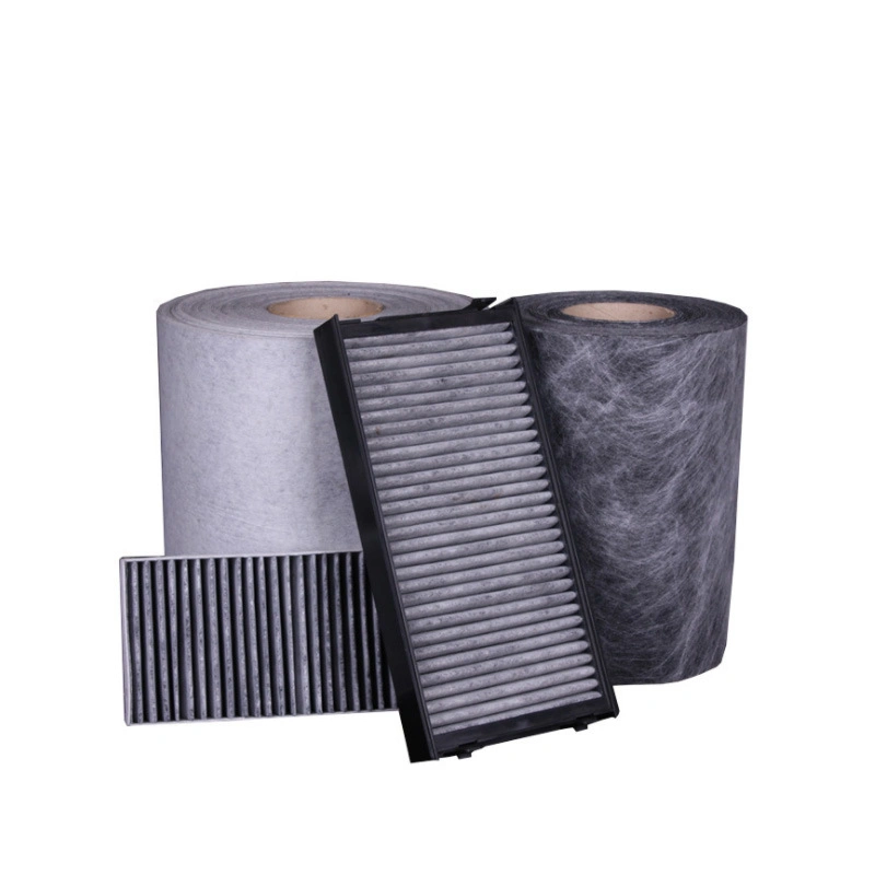 Activated Carbon Fiber Non-Woven Fabric Activated Carbon Composite Melt Blown Non-Woven Fabric Carbon Cloth for Automobile Air Conditioner Filter Element