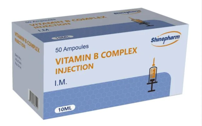 Vitamin B Complex Injection 10ml Medicine Products Supplier GMP