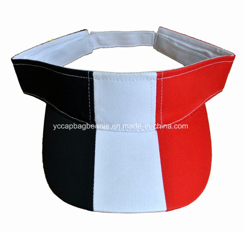 Polyester / Cotton Flag Logo Print Sun Visor Hat