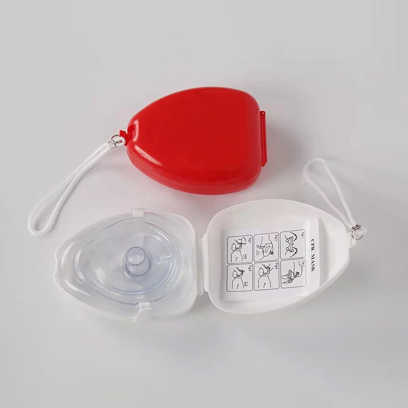 CPR Rescue Face Mask Mouth to Mouth with One-Way Valve for First Aid Training