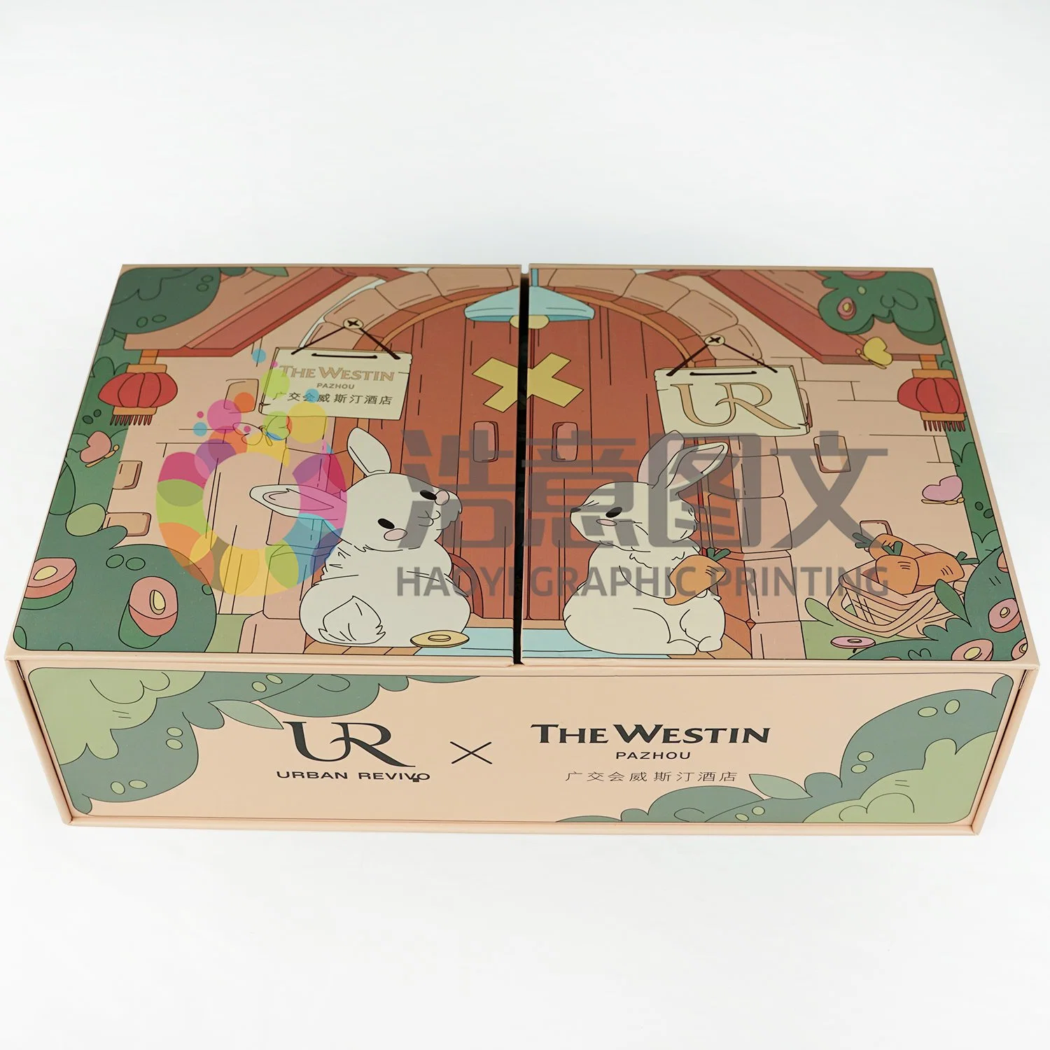 Promotional Custom Printed Christmas Decoration Gift Cardboard Box with Packaging