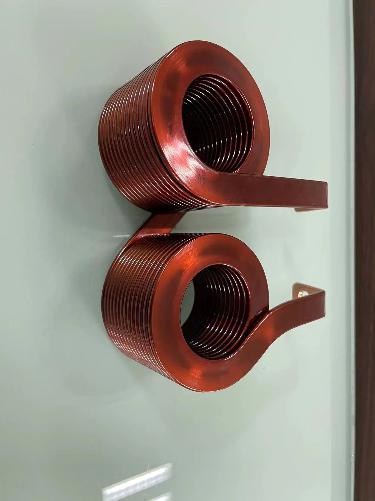 Inductor Magnetic Flat Copper Coil Customized Winding Pure Copper Wire Flat Copper Coil