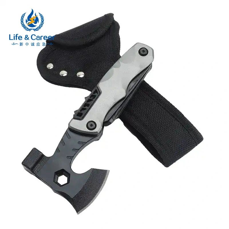 Color Wood Handle Multifunctional Axe Escape Hammer Car Safety Hammer Car Life Hammer Hardware Tool