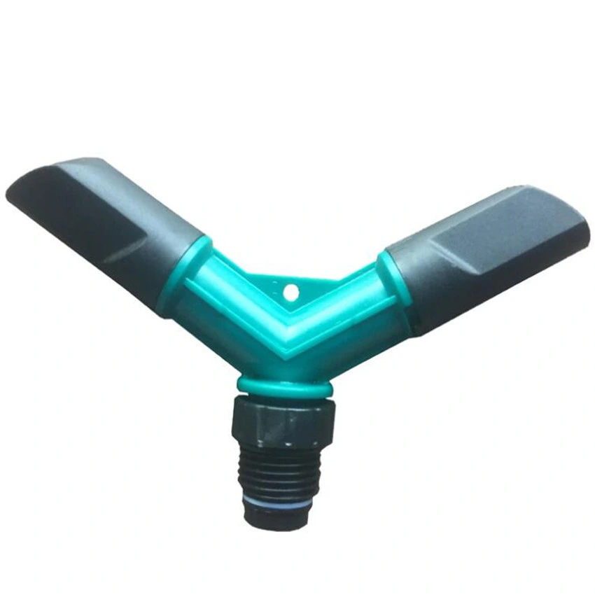 Custom Plastic 2 Arm Garden Water Spray Sprinkler