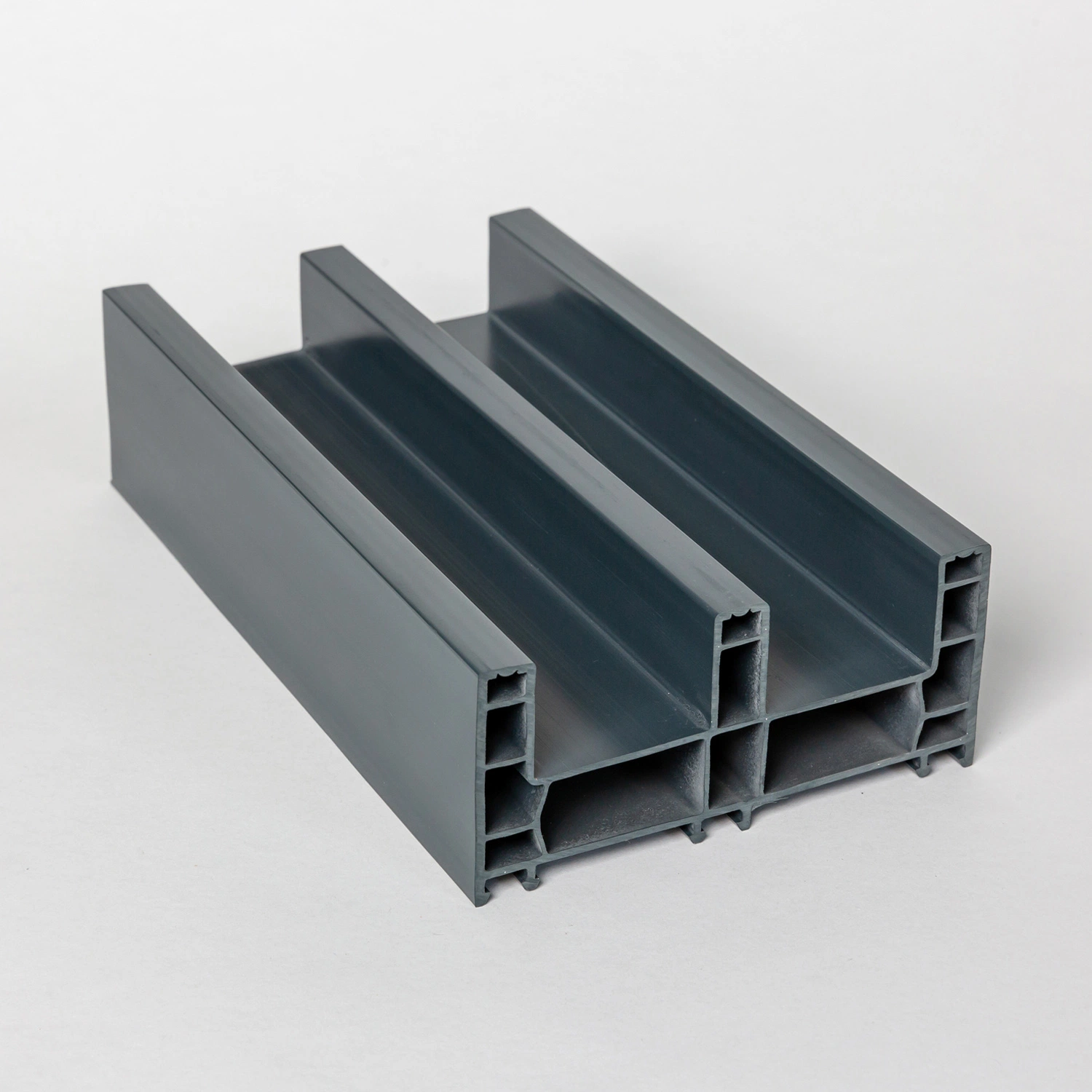 Baydee Brand Black Grey UPVC Profile Extrusion Variety Sizes UPVC Window Frame Casement Swing Profile