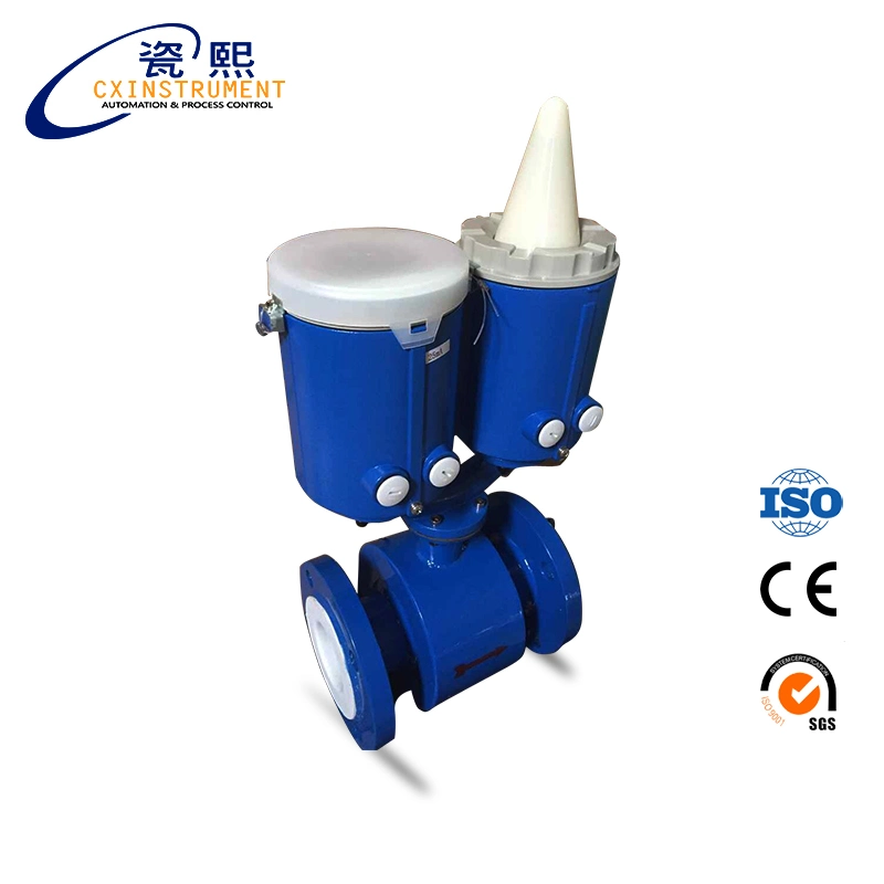 Remote Type Electromagnetic Flow Meter with LCD display